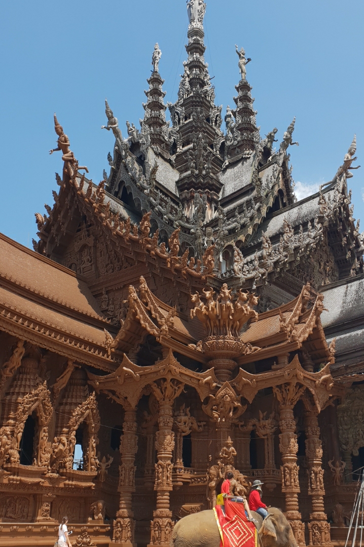 An image of the Sanctuary of Truth in Pattaya Thailand